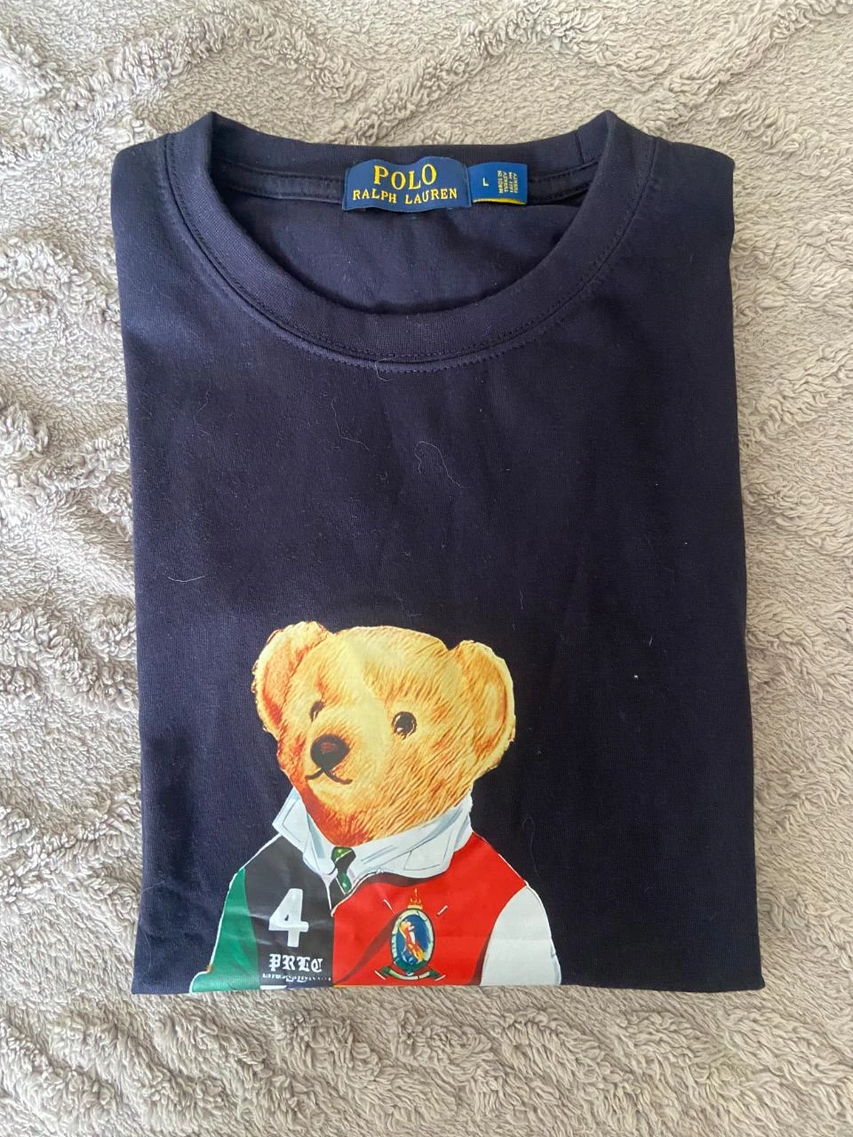 Polo Bear Ralph Lauren T-shirt – Navy – Size L – photo 5